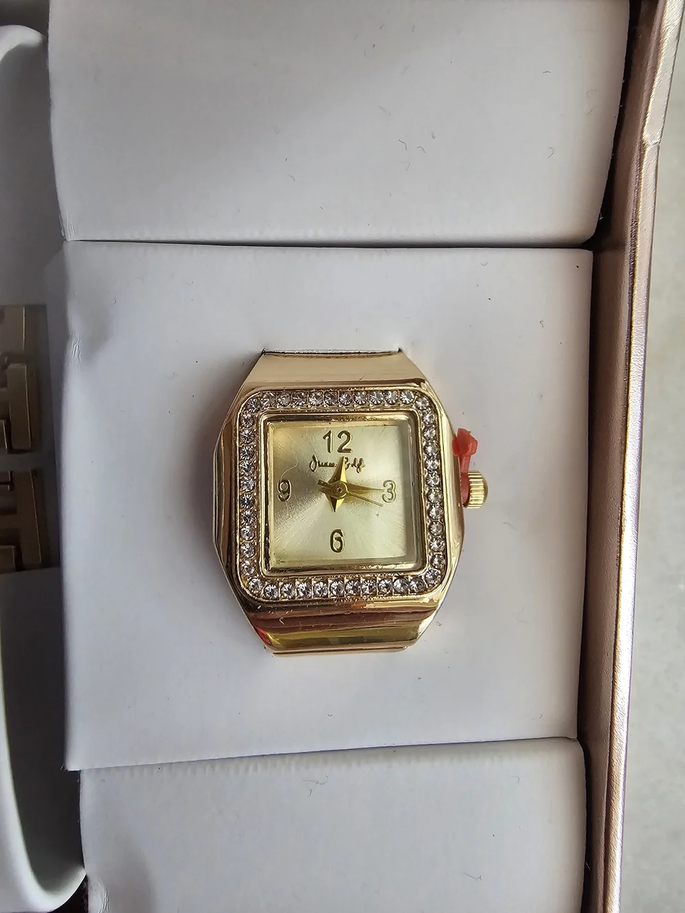 Gold Tone Women's Watch and Ring Set Jessica Carlyle